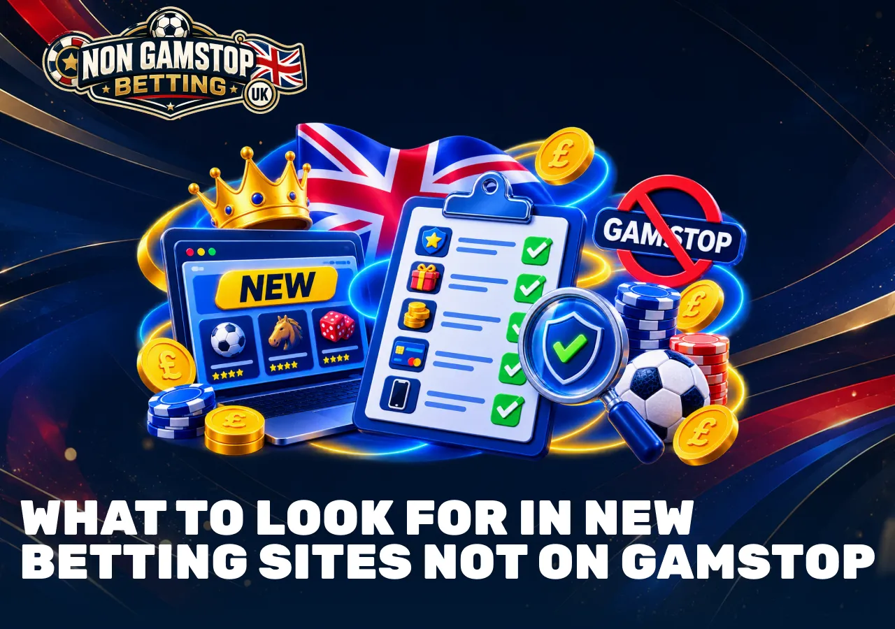 What to look for in new betting sites not on GamStop, including security, bonuses, payments and sports coverage.